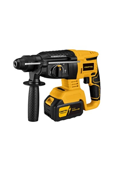 chattel CHT4428 KÖMÜRSÜZ AKÜLÜ KIRICI DELİCİ SDS ÇANTALI 21 V 4,0 AH 1800 RPM 2,4 J