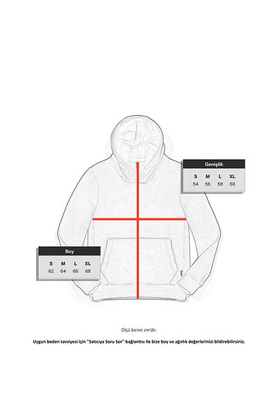 Cottonland Φούτερ Unisex FARGO Fleece Hooded ΜΑΥΡΟ