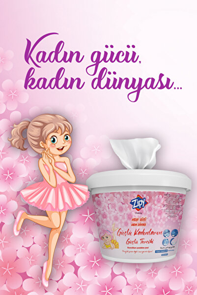 Genel Markalar Kadın Gücü Kadın Dünyası Kuralları Yeniden Yaz Yüzey Temizlik Mendili Barbie 200 Yaprak
