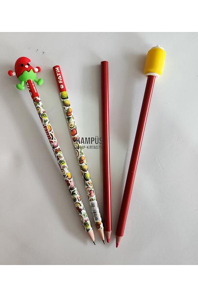 Fatih Fruits Pencil + Red Pencil + Head Set