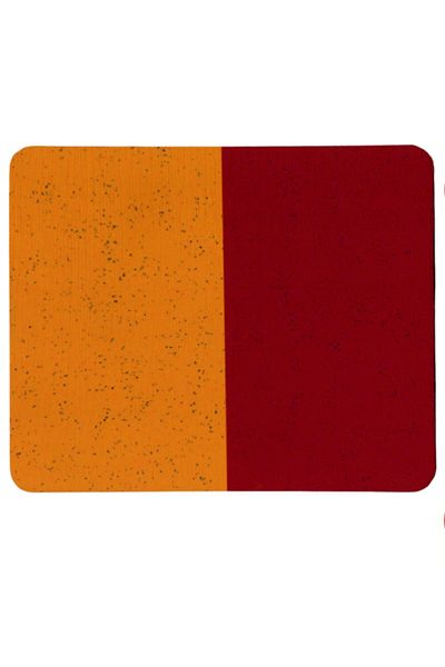 usin Yellow Red Sand Pattern Anti-Slip Mouse Pad for Optical Computer