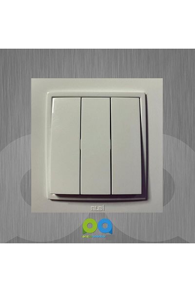 ELBİ Zena Triple Key Framed White