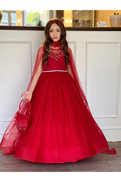 ugurbocegicocukdunyası Ladybug Children's Caped Evening Dress Set of 5