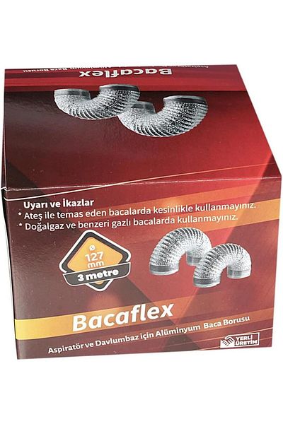 Bacamatik Chimney Flap Foil Tape and Aspirator Pipe 3 m Set