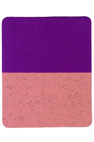 usin Pink Purple Flat Type Non-Slip Base Optical Computer Notebook Mouse Pad 17.5x21.5cm Mouseped