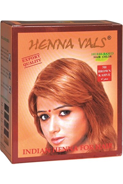 henna vals Saç Kınası Kahve Rengi 1 Kutuda 6 Paket