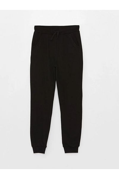 LC Waikiki LCW Kids Basic Girl's Jogger Tracksuit Bottom with Elastic Waist