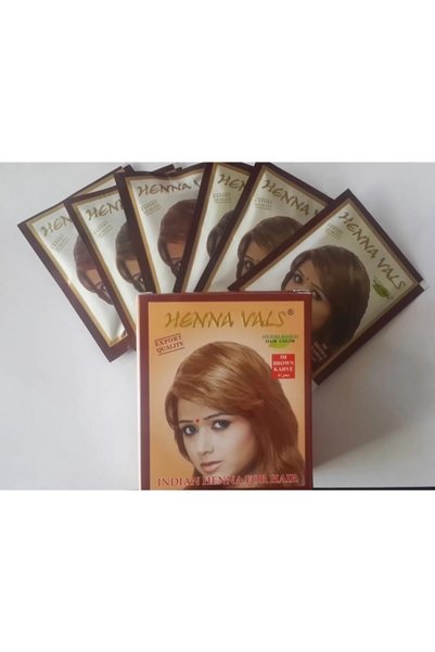 Genel Markalar Saç Kınası Kahve Rengi 1 Kutuda 6 Paket