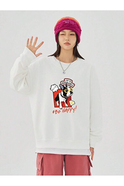 Adrift Кока-Кола серия Карикатура и слоган Графична блуза с падащи рамене