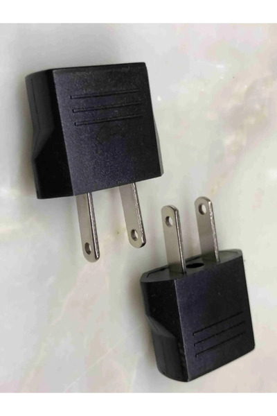 nelerbulurum 2 adet Yüksek kalite Türk Fişi - Amerika Fişi Çevirici Amerikan Fiş Dönüştürücü Seyahat Adaptörü