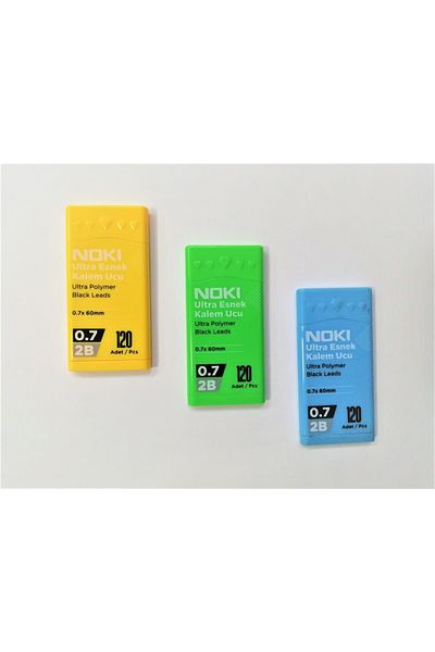 ÇEÇEN HOME Pen Tip Min 0.7 mm 120pcs Tube 3 Tubes