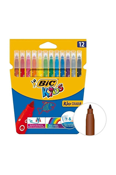Bic 12 Colored Couleur Felted Children's Crayons
