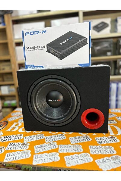 For-X FORX BAS 1200 WAT 300 RMS SUBWOFER FORX 112S MODEL FORX 600.4 STEREO ANFİ