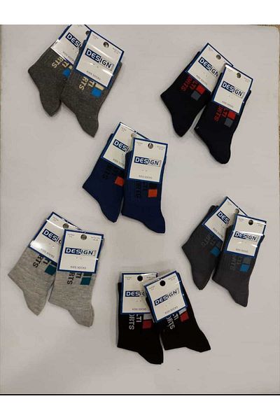Design Socks DESIGN CHILDREN'S COTTON SOCKS 6-PACK
