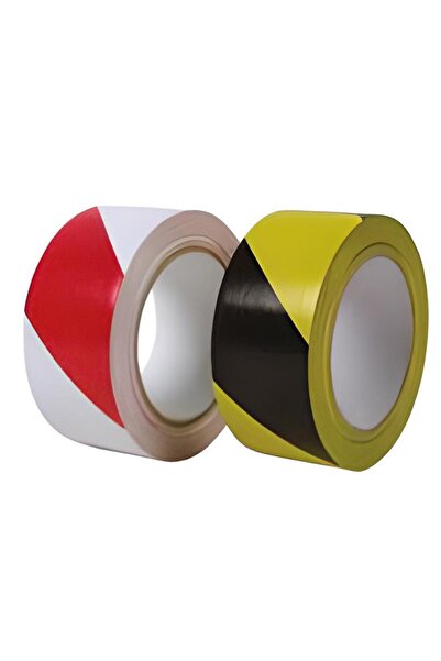 Bantix YER İŞARETLEME BANDI 50MM 30 YRD KIRMIZI BEYAZ