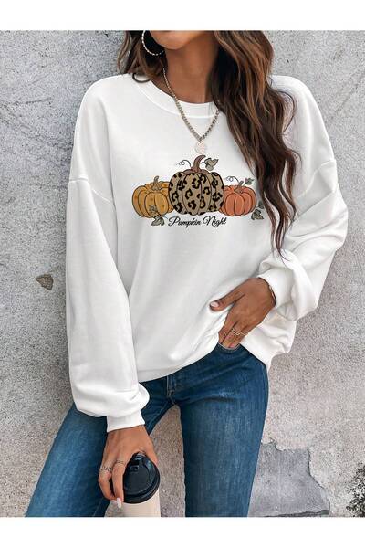 Adrift Coke serija Pumpkin & Slogan grafička majica sa spuštenim ramenima
