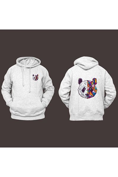 Pisa Art Σετ με κουκούλα Panda Designed Lover Couple με 2 τεμάχια