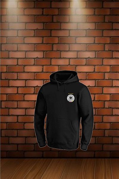 Pisa Art Φούτερ με κουκούλα Unisex με σχέδιο εθνικής ομάδας Γερμανίας