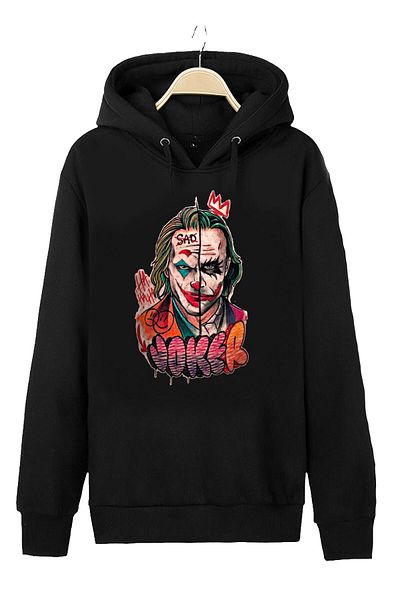 Pisa Art Унисекс суитшърт с дизайн на Joker 2faces