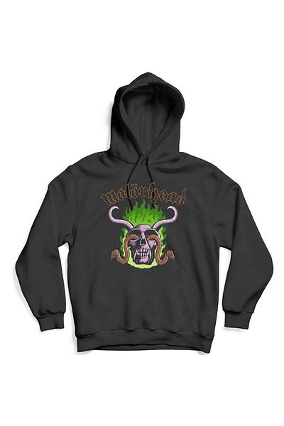 Pisa Art Φούτερ με κουκούλα με στάμπα Motorhead Snake