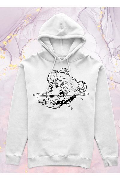 Pisa Art Moon Warrior (sailor Moon) - Φούτερ με κουκούλα χωρίς τσέπη