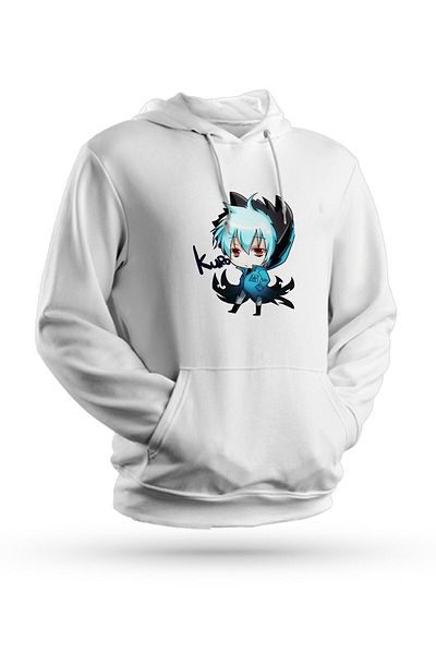 Pisa Art Φούτερ Anime Servamp με στάμπα λευκό Unisex με κουκούλα