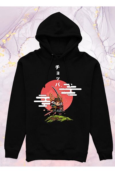 Pisa Art One Piece - Chopper - Φούτερ με κουκούλα χωρίς τσέπες