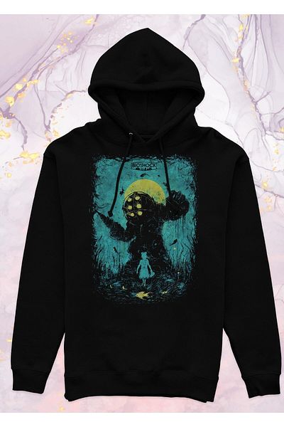 Pisa Art Bioshock - Άνδρας - Φούτερ με κουκούλα χωρίς τσέπη