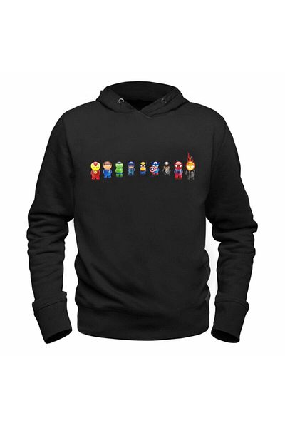 Pisa Art Μαύρο φούτερ Avengers
