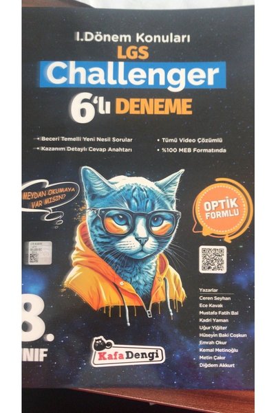 Kafa Dengi Yayınları Kafadengi Lgs 1.dönem 6 Lı Deneme Challenger