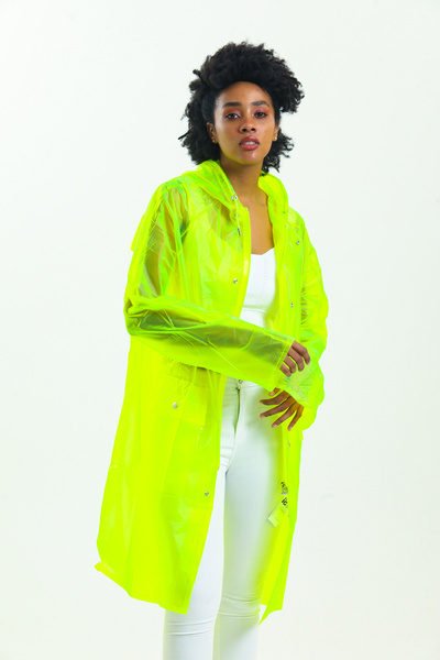 T Rain Συλλογή Neon Green Raincoat Glow