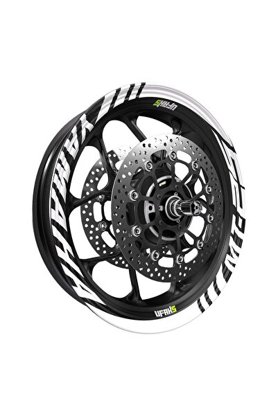 Ufaks Yamaha MT-25 Uyumlu Jant Şeridi – Beyaz