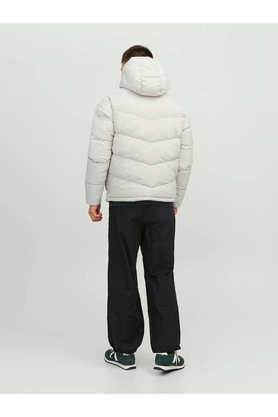 Jack & Jones Ανδρικό Παλτό Μπεζ 12238849   Jorvesterbro Puffer Jacket Sn
