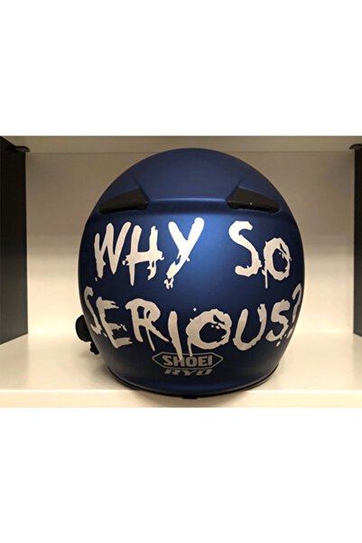 BENİMSER REKLAM Why So Serious Sticker Motor, Kask, Laptop, Araba Sticker 15x...