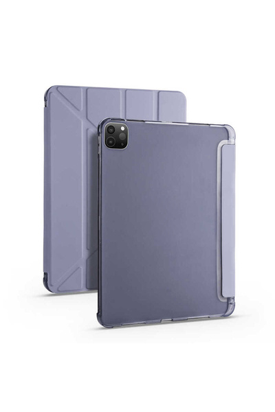 TEKNETSTORE Apple iPad Pro m1-m2 çip Uyumlu 11'' inç Silikon Kalemlikli Silikon Sarj Bölmeli Kılıf