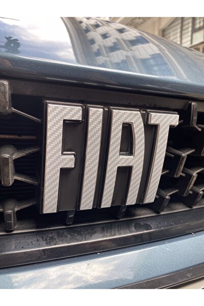 Fiat Egea Cross Amblem/Logo Kaplama Sticker Set