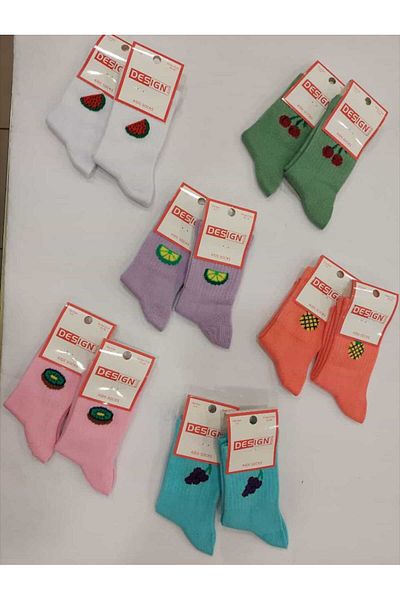 Design Socks DESIGN COTTON CHILDREN'S SOCKS 6-PACK
