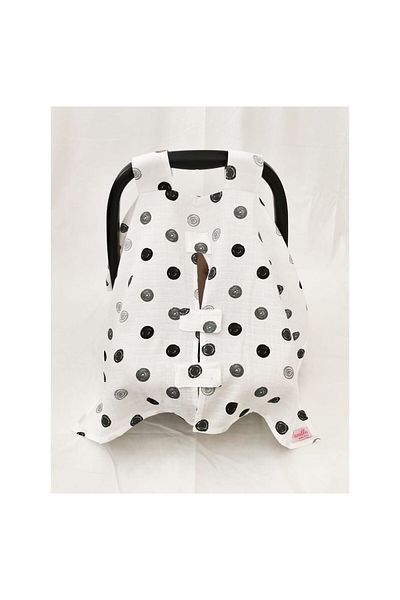 LusnikaStore Muslin Stroller Cover Set Stroller Cover, Stroller Cushion