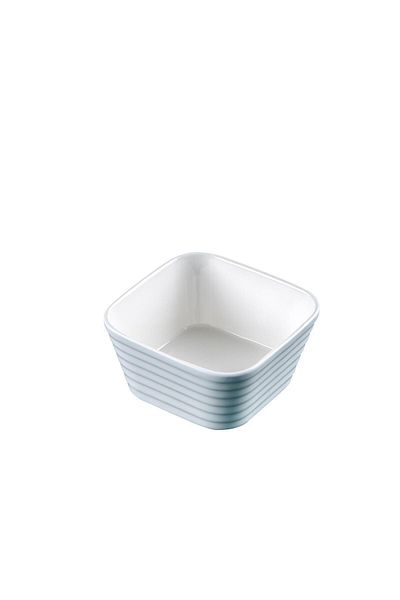 ACAR Bianco Perla Porcelain Square Bowl - 9 cm