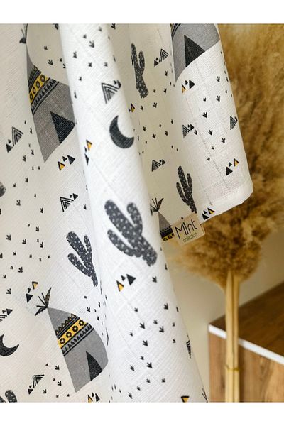 MİNT COLLECTİON Single Layer Muslin Baby Blanket Camper
