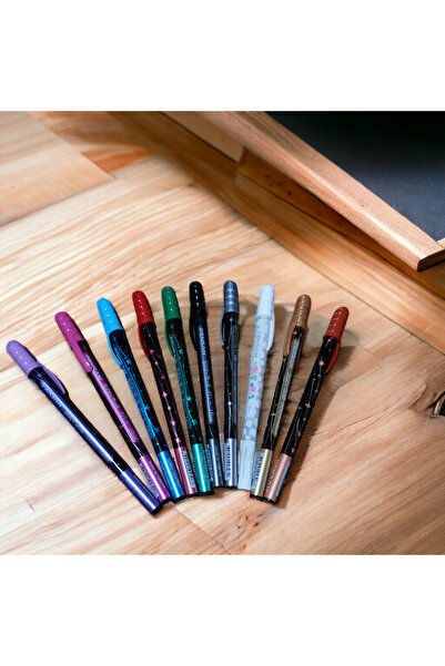 SEYFİKİRTASİYE 1,0 MM SİMLİ JEL KALEM 10 RENK-AKICI YAZIM VE YÜKSEK SİM MİKTARLI-IŞIL IŞIL YAZILAR İÇİN