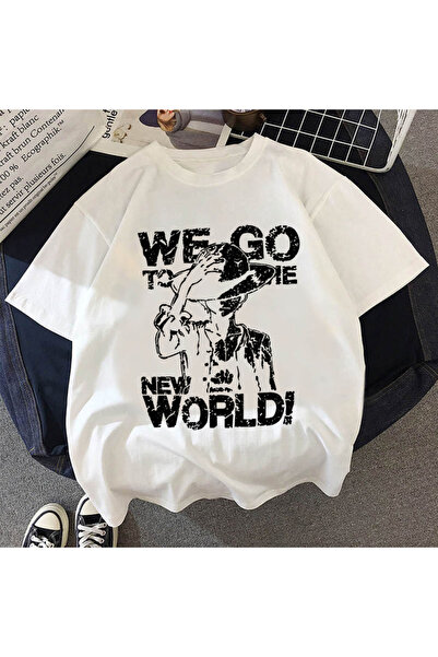 GALASHOP تي شيرت كارتوني لوفي قطعة واحدة للجنسين