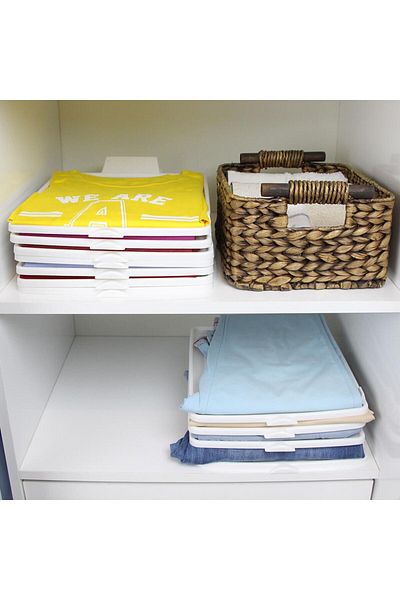 devigo 6 Pack T-Shirt Organizer Πουκάμισο T-shirt Organizer ρούχων