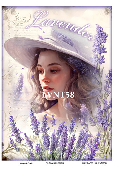 LİNEART LVNT58- ورق تزيين نحاسي - 29X42 سم