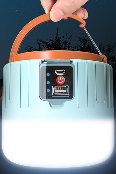 Genel Markalar Kamp Lambası Ledli El Feneri Işıldak Güneş Enerjili Şarjlı Pilli Portatif Gece Lambası PowerBank