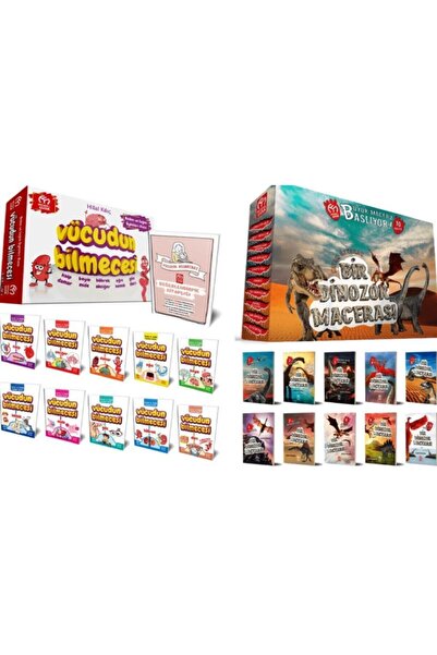 Model Yayınları Bir Dinozor & Vücudun Bilmecesi 3.sınıf Iki Adet 10lu Hik.kam...