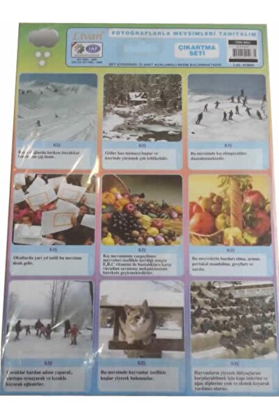 Livan Sezonska školska etiketa 3 komada