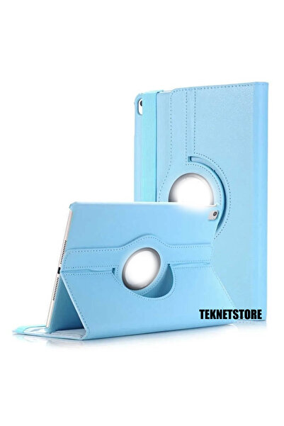 TEKNETSTORE Apple Ipad 9. Nesil 2021 10.2 Inç Tablet Standlı 360° Dönebilen Deri Kılıf Leather Case