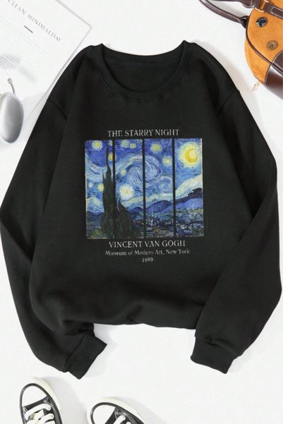 macklin Unisex Γυναικεία Ανδρική φούτερ Vincent Van Gogh Ειδικού Σχεδιασμού μ...