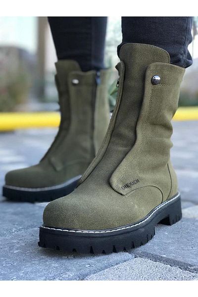 Chekich Ανδρικές μπότες Quebec CH027 SST - KHAKI